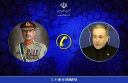 I.R. Iran, Ministry of Foreign Affairs- Iran FM Pakistan Army Chief hold phone talks on regional peace security